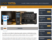 Tablet Screenshot of livewire-ny.com